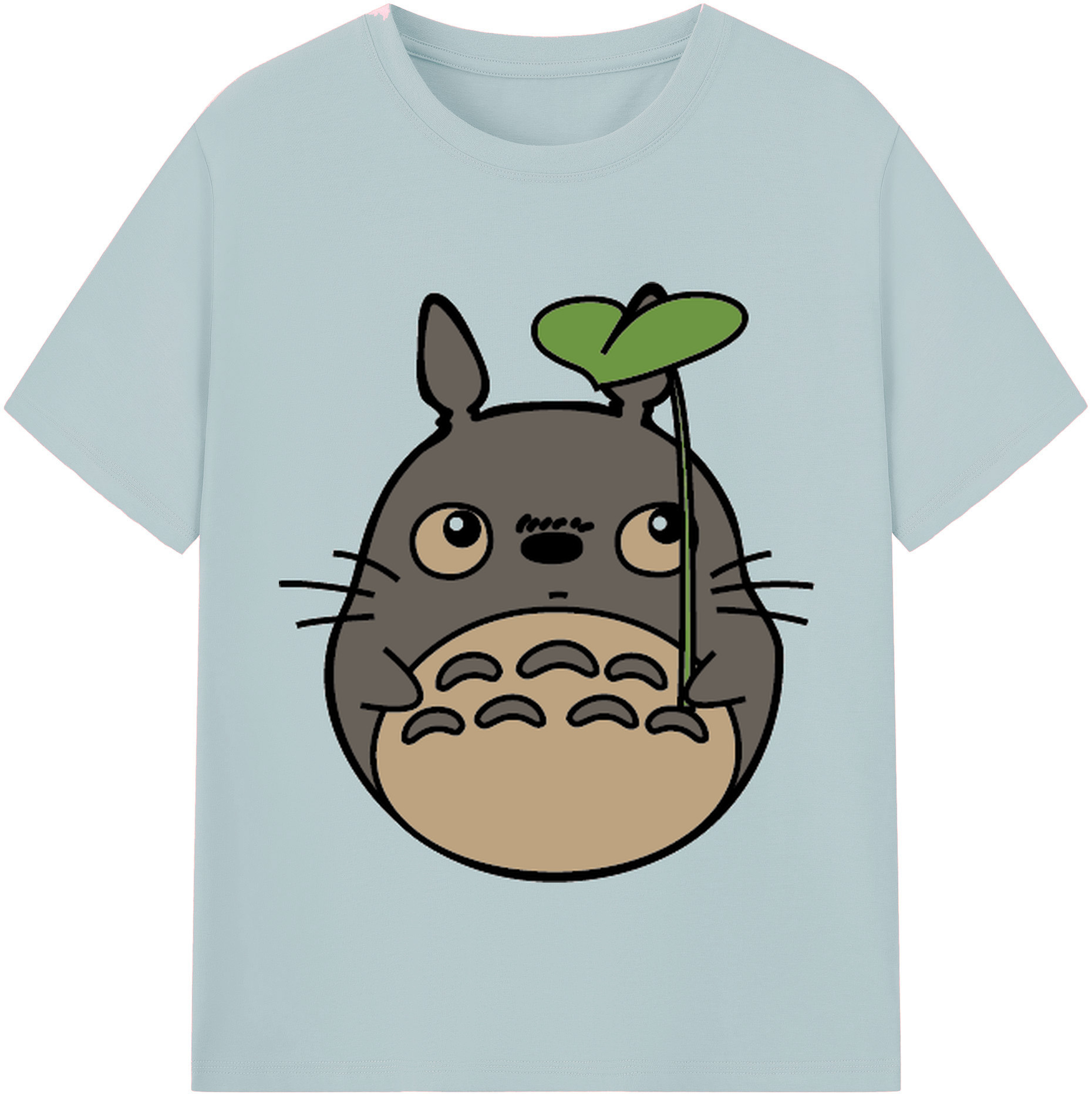 （画像用） となりのトトロ 草壁メイ 草壁サツキ My Neighbor Totoro Satsuki Kusakabe Mei Kusakabe 綿100％半袖Tシャツ（フロントプリント）